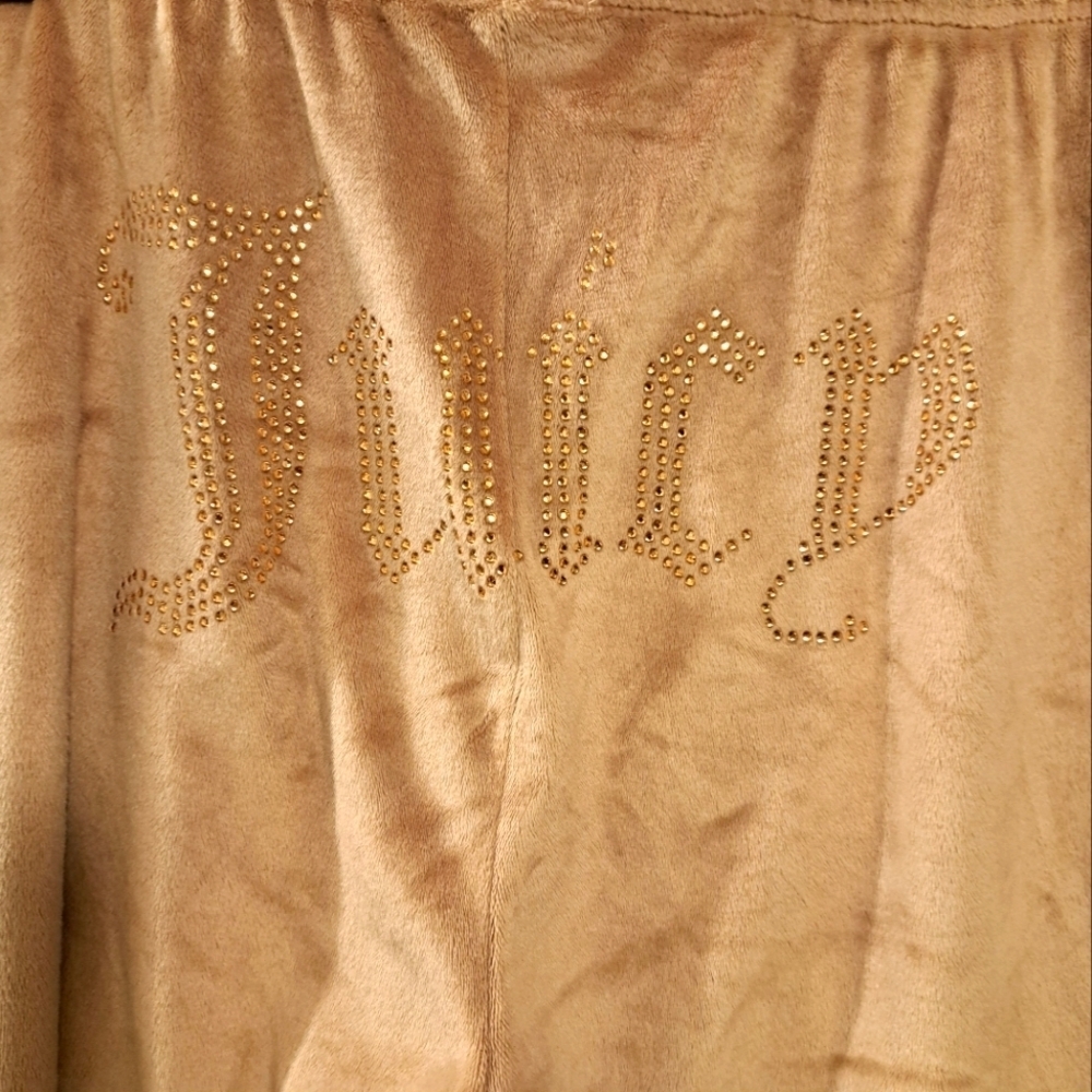 Vintage Y2K Juicy Couture Blush Pink Casual Track Pant Jogger w/ Bling Bum SZ XL - Picture 2 of 4